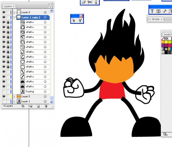 Creation of Fired Up: Step 5